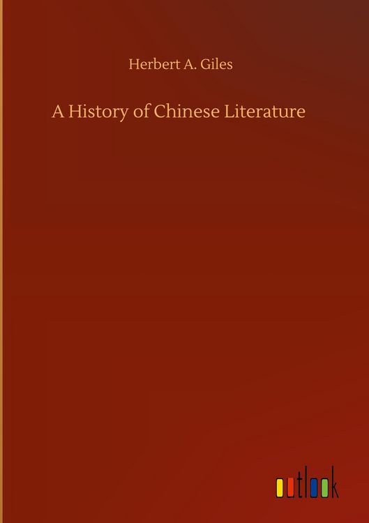Produktbild: A History of Chinese Literature