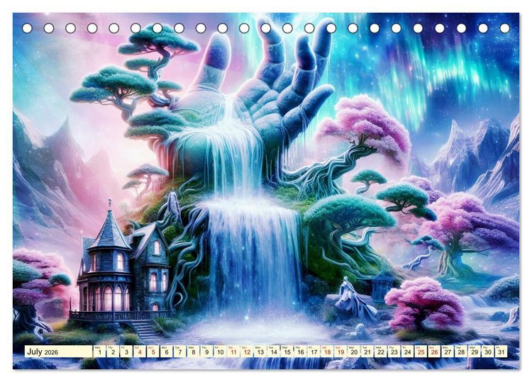 Produktbild: Nature Genesis - The hand of life (Desk Calendar 2026 DIN A5 landscape), CALVENDO 12 Month DeskCalendar