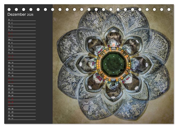 Produktbild: Orientalische Architektur - Verzaubernd (Tischkalender 2026 DIN A5 quer), CALVENDO Monatskalender