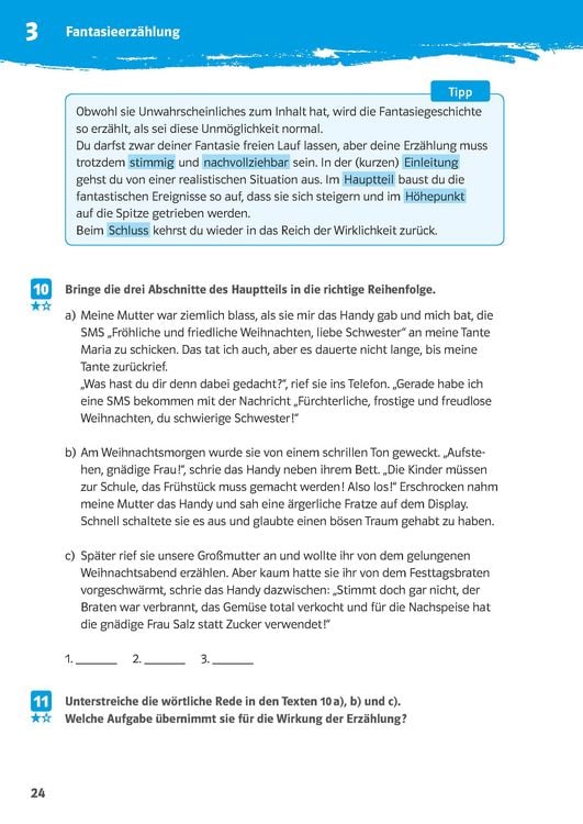 Produktbild: 10-Minuten-Training Texte schreiben. Deutsch 5./6. Klasse