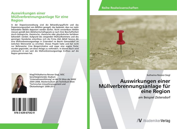 Produktbild: Auswirkungen einer M&uuml;llverbrennungsanlage f&uuml;r eine Region