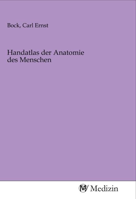 Produktbild: Handatlas der Anatomie des Menschen
