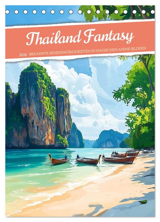 Produktbild: Thailand Fantasie (Tischkalender 2026 DIN A5 hoch), CALVENDO Monatskalender