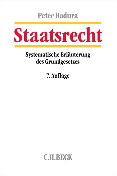 Produktbild: Staatsrecht
