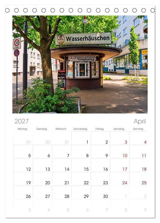 Produktbild: Tischplaner 2027 - Frankfurter Kiosk Kultur (A5 Tischkalender zum Aufstellen) CALVENDO