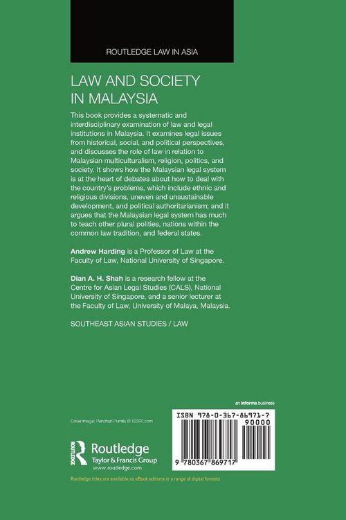 Produktbild: Law and Society in Malaysia