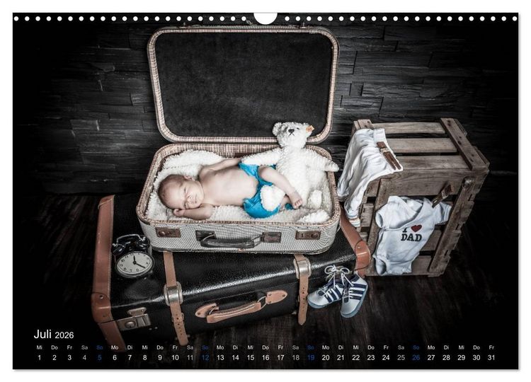 Produktbild: Baby - s&uuml;&szlig;e Tr&auml;ume (Wandkalender 2026 DIN A3 quer), CALVENDO Monatskalender
