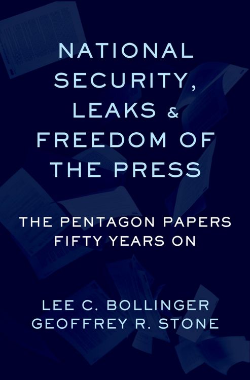 Produktbild: National Security, Leaks and Freedom of the Press