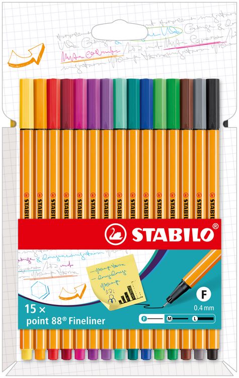 Produktbild: STABILO point 88 15er Karton-Etui Standard