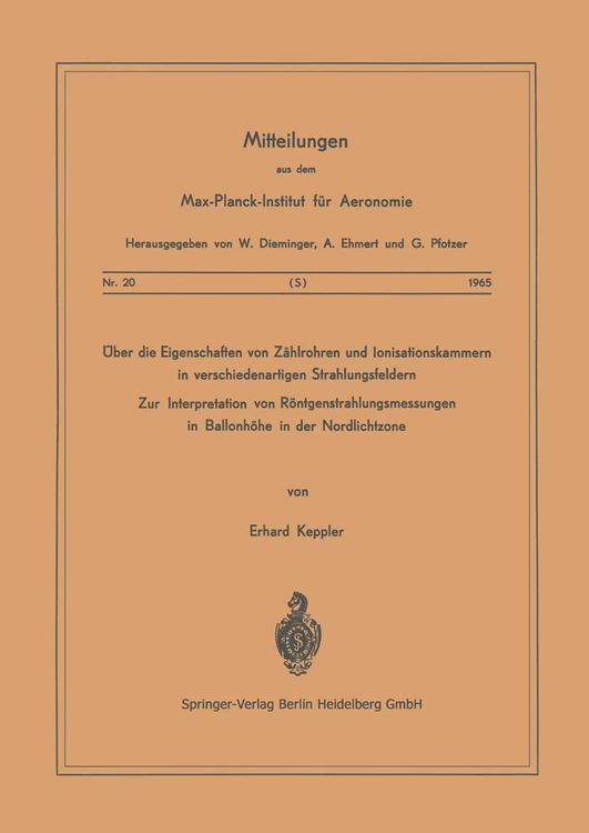 Produktbild: &Uuml;ber die Eigenschaften von Z&auml;hlrohren und Ionisationskammern in verschiedenartigen Strahlungsfeldern