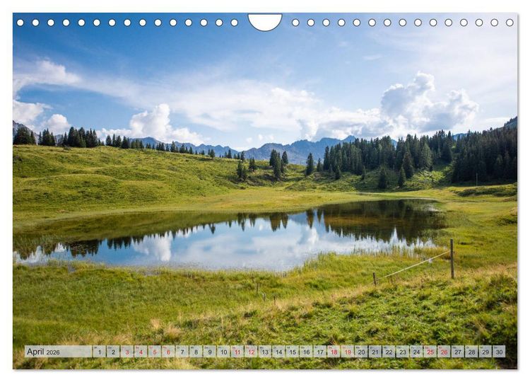 Produktbild: Arosa - Atemberaubende Bergkulissen (Wandkalender 2026 DIN A4 quer), CALVENDO Monatskalender