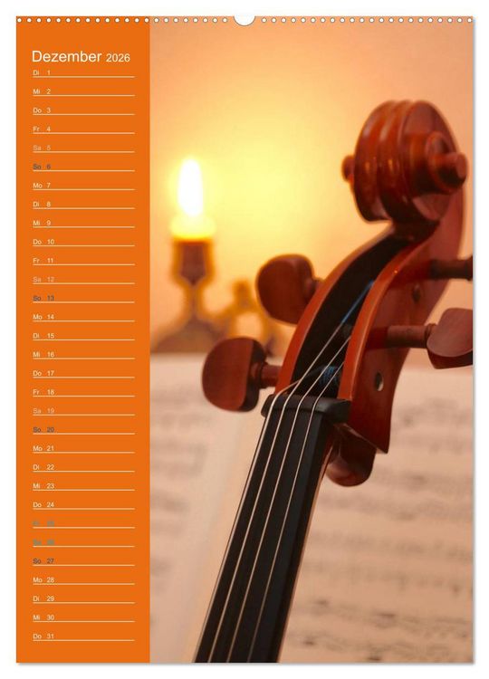 Produktbild: Geliebtes Cello (hochwertiger Premium Wandkalender 2026 DIN A2 hoch), Kunstdruck in Hochglanz