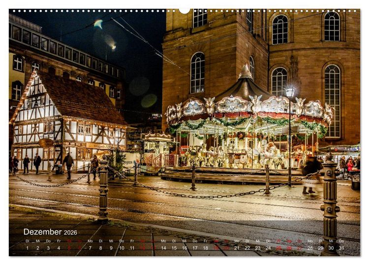 Produktbild: Frankfurt city view (hochwertiger Premium Wandkalender 2026 DIN A2 quer), Kunstdruck in Hochglanz
