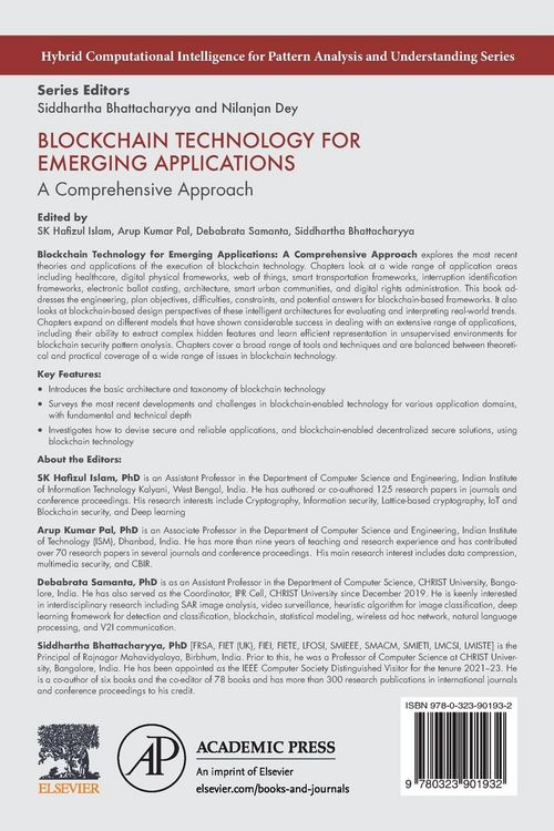 Produktbild: Blockchain Technology for Emerging Applications