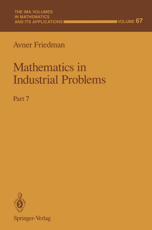 Produktbild: Mathematics in Industrial Problems