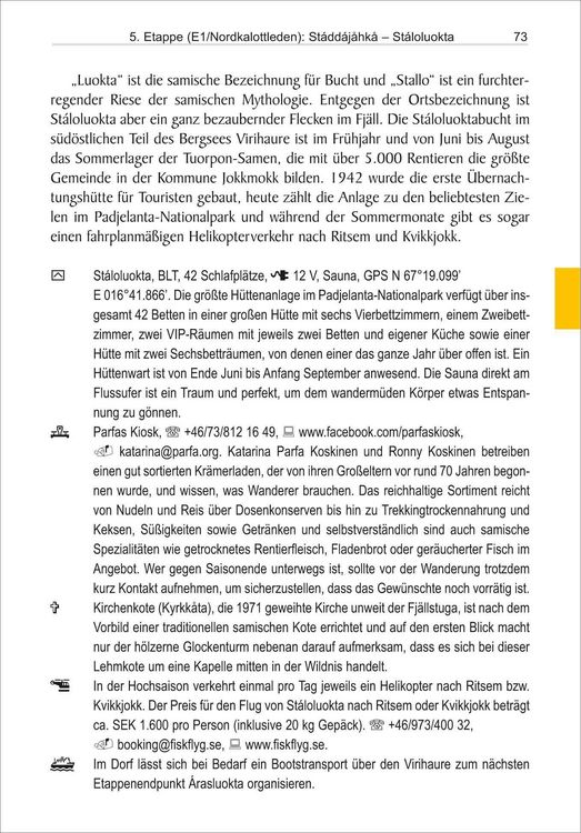 Produktbild: Nordkalottleden &uuml;ber den E1 von Kvikkjokk/Sulitjelma nach Kautokeino