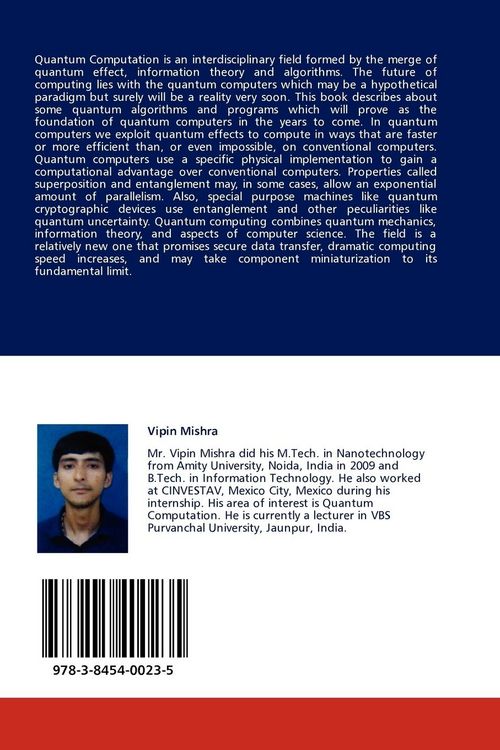 Produktbild: Quantum Algorithms and Quantum Languages