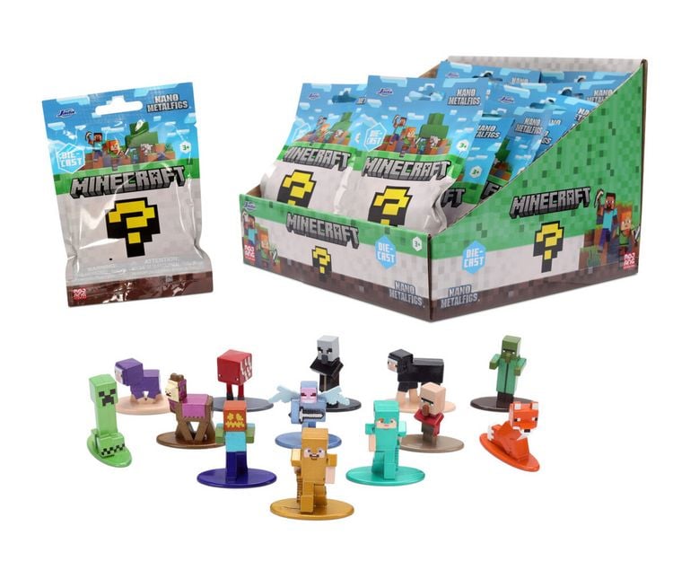 Produktbild: Minecraft Blind Pack Nanofigs, 13-sort.