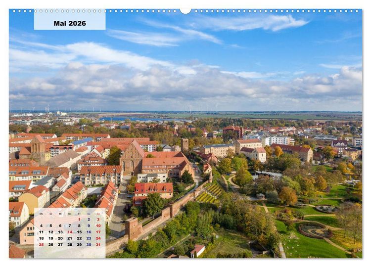 Produktbild: Prenzlau - Stadt im Herzen der Uckermark (Wandkalender 2026 DIN A2 quer), CALVENDO Monatskalender