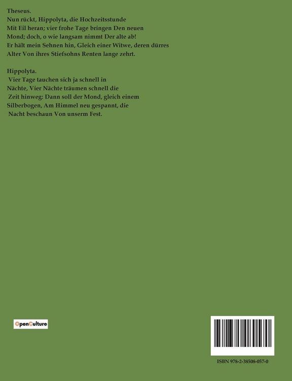 Produktbild: Ein Sommernachtstraum