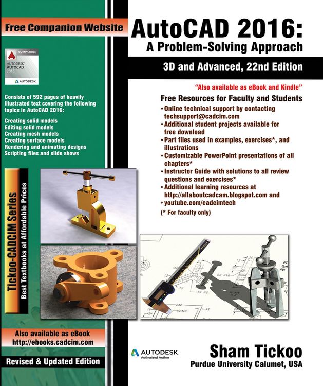 Produktbild: AutoCAD 2016: A Problem-Solving Approach, 3D and Advanced