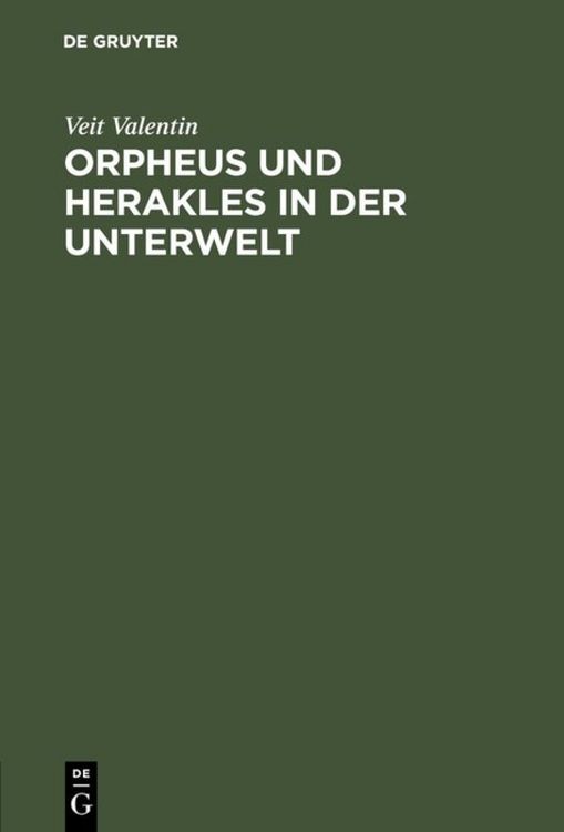 Produktbild: Orpheus und Herakles in der Unterwelt