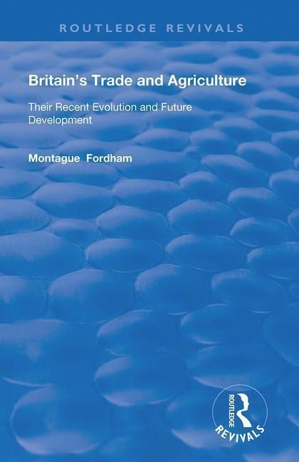 Produktbild: Fordham, M: Britain's Trade and Agriculture
