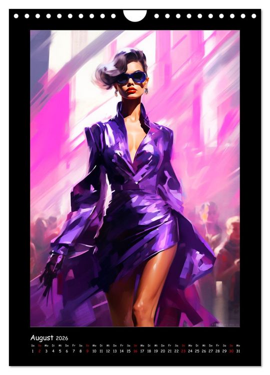 Produktbild: Cat Walk. Paintings (Wandkalender 2026 DIN A4 hoch), CALVENDO Monatskalender