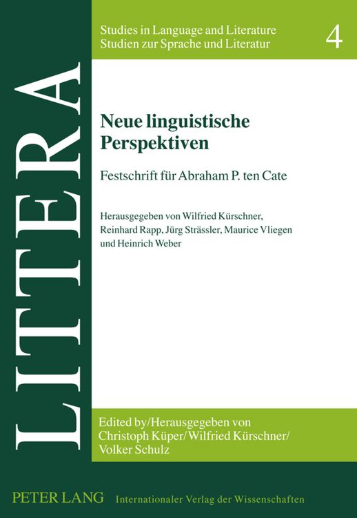 Produktbild: Neue linguistische Perspektiven