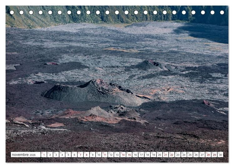 Produktbild: &Icirc;le de la R&eacute;union - Le paradis fran&ccedil;ais dans l'oc&eacute;an Indien (Calendrier de bureau 2026 DIN A5 vertical), CALVENDO calendrier mensuel