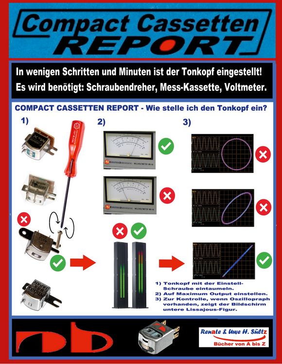 Produktbild: Compact Cassetten Report - Wie stelle ich den Tonkopf ein?