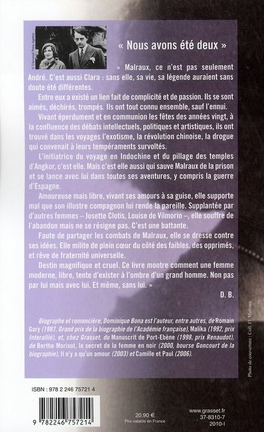 Produktbild: Clara Malraux : nous avons &eacute;t&eacute; deux : biographie