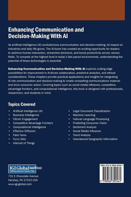 Produktbild: Enhancing Communication and Decision-Making With AI