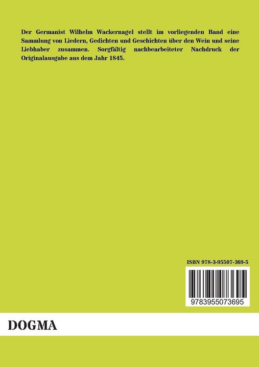 Produktbild: Weinb&uuml;chlein