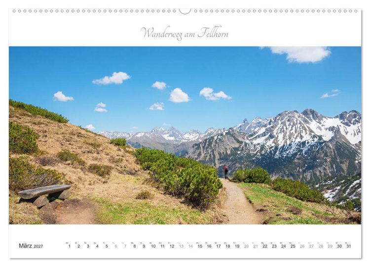 Produktbild: Wanderlust Oberstdorf (hochwertiger Premium Wandkalender 2027 DIN A2 quer), Kunstdruck in Hochglanz