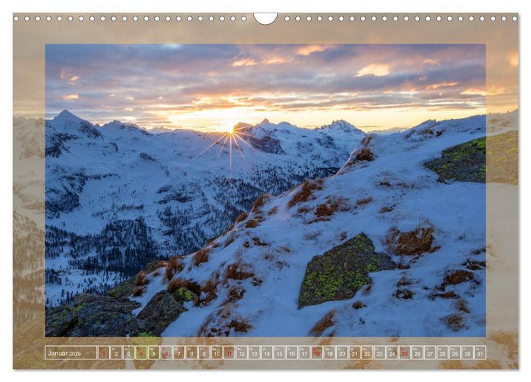 Produktbild: Wenn die Sonne erwacht und untergeht (Wandkalender 2026 DIN A3 quer), CALVENDO Monatskalender