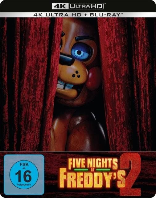 Produktbild: Five Nights at Freddy's 2 - Limitiertes Steelbook (4K Ultra HD) (+ Blu-ray)