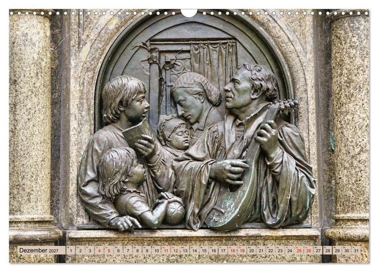 Produktbild: Hier war Martin Luther (Wandkalender 2027 DIN A3 quer), CALVENDO Monatskalender