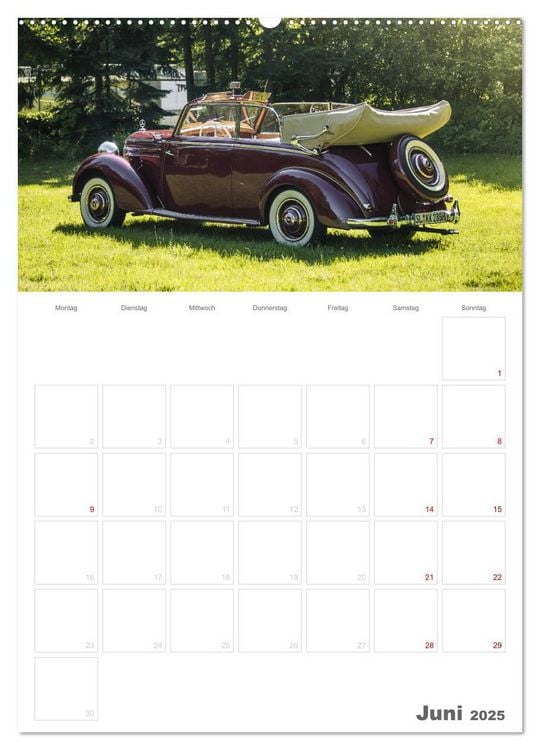 Produktbild: Mercedes Benz 170 SCB (hochwertiger Premium Wandkalender 2025 DIN A2 hoch), Kunstdruck in Hochglanz