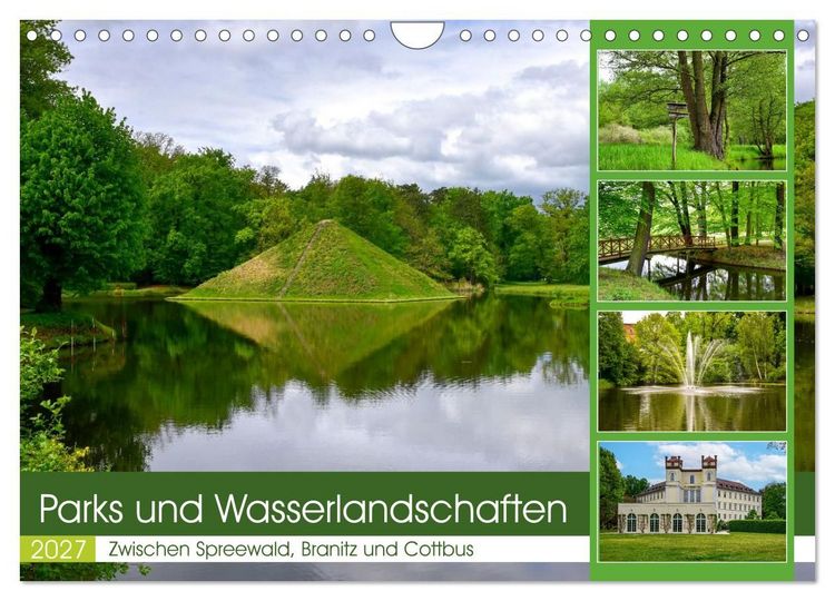 Produktbild: Parks und Wasserlandschaften (Wandkalender 2027 DIN A4 quer), CALVENDO Monatskalender