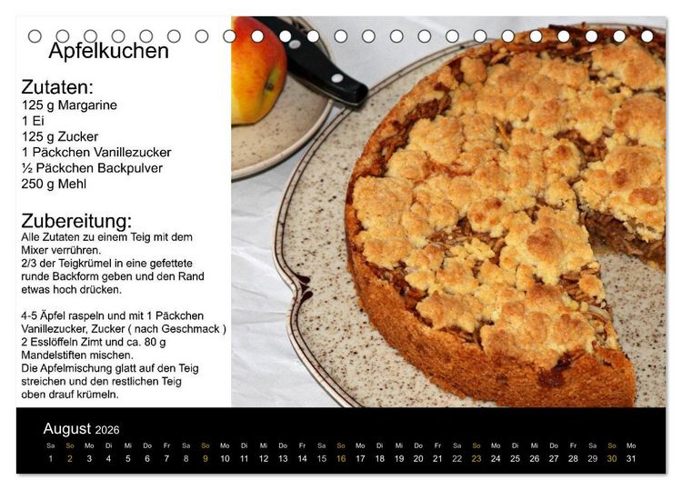 Produktbild: Lieblingsst&uuml;cke (Tischkalender 2026 DIN A5 quer), CALVENDO Monatskalender