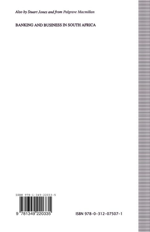 Produktbild: The South African Economy, 1910&ndash;90