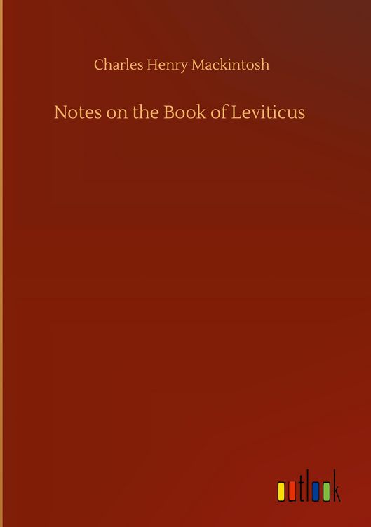 Produktbild: Notes on the Book of Leviticus