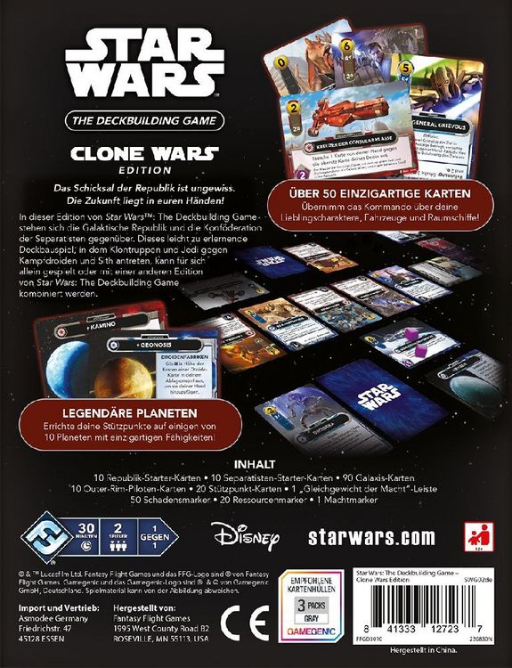 Produktbild: Star Wars: The Deckbuilding Game - Clone Wars Edition