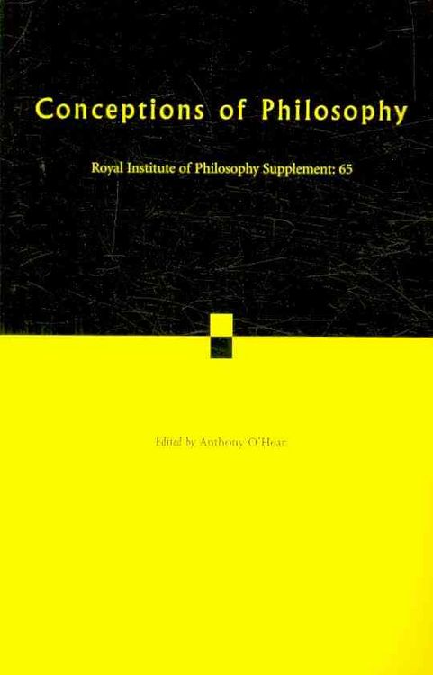 Produktbild: Conceptions of Philosophy