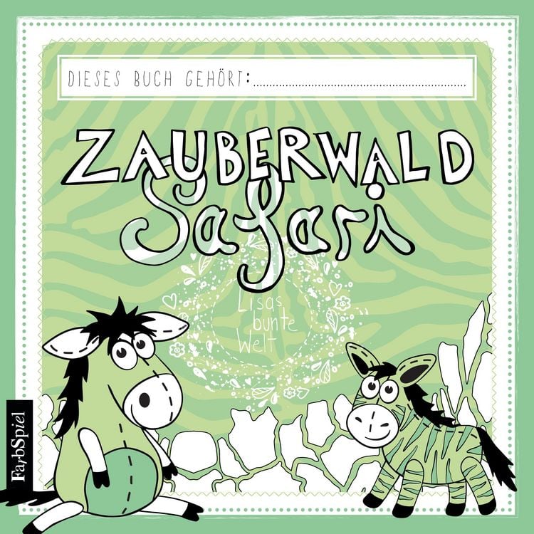 Produktbild: Malbuch Kinder: Die Zauberwald Safari