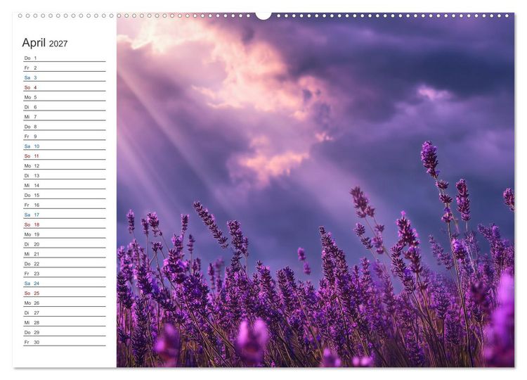 Produktbild: Ein Hauch von S&uuml;den (Wandkalender 2027 DIN A2 quer), CALVENDO Monatskalender