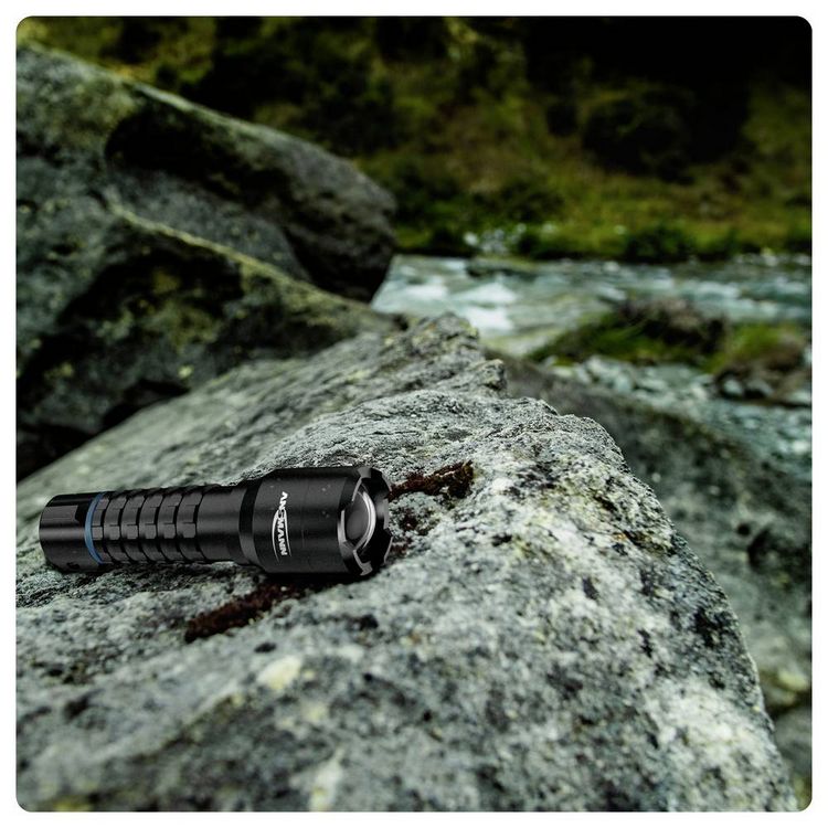 Produktbild: Ansmann LED Taschenlampe Survival TS1000RF wiederaufladbar 1600-0711 SMD LED Taschenlampe Li-Ionen Akkus 20.5 h 158 g