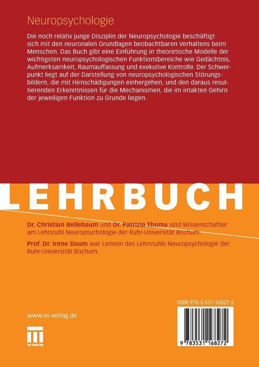 Produktbild: Neuropsychologie
