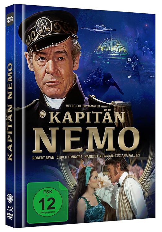 Produktbild: Kapit&auml;n Nemo - Mediabook - Cover Variante Blau (Blu-ray+DVD)